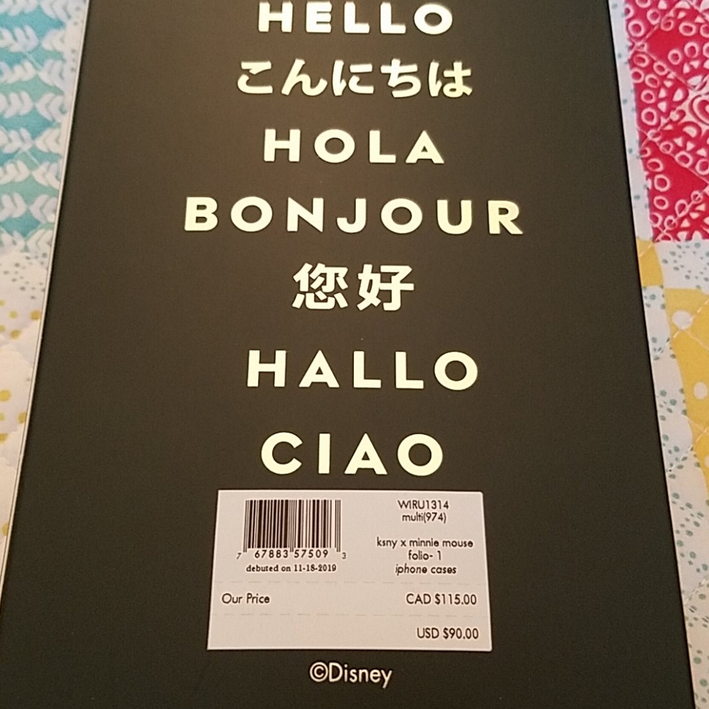 Kate Spade Disney Minnie Mouse iPhone 11 Pro Folio - Picture 2 of 7